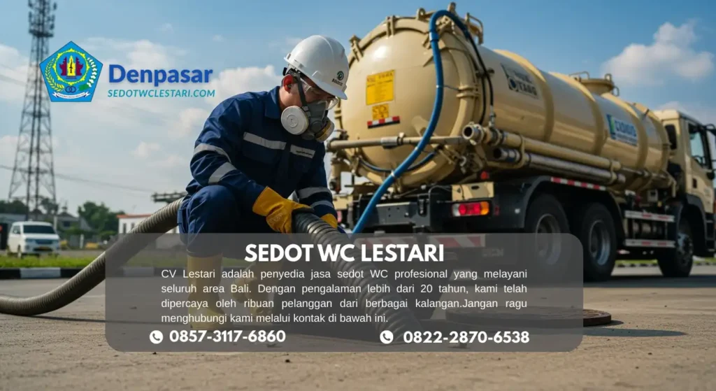 Layanan Sedot WC Lestari mengatasi WC penuh dengan cepat dan tuntas