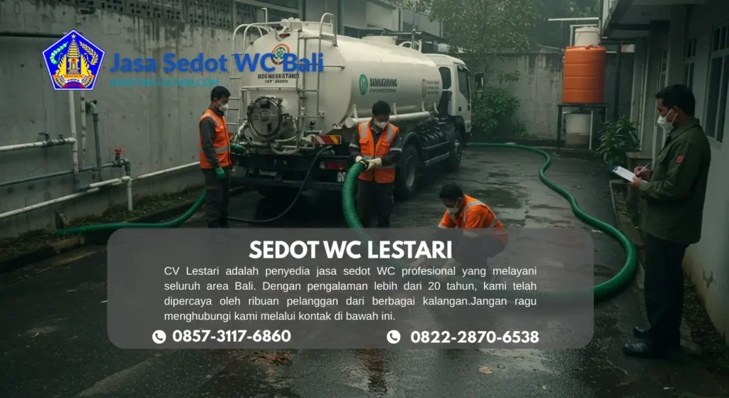 Armada truk Sedot WC Lestari siap melayani warga kuta Bali