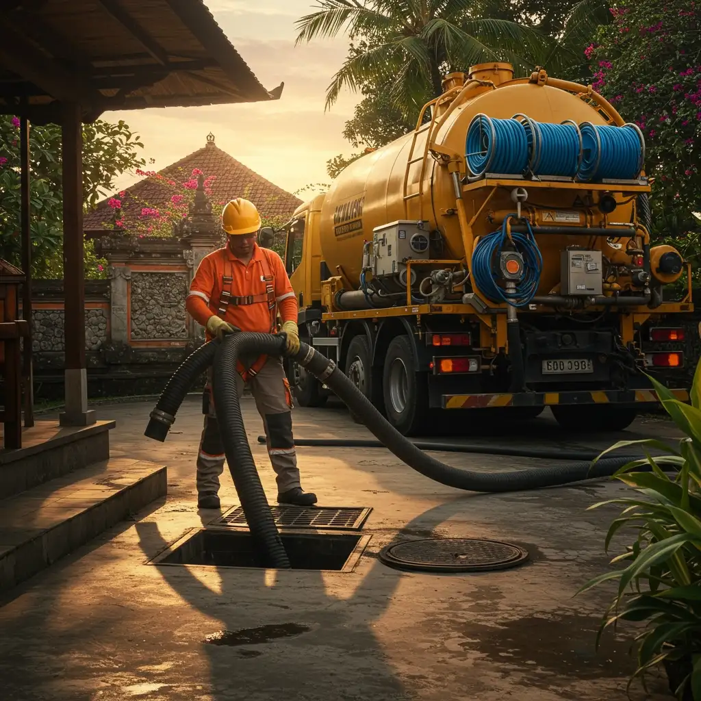 Armada truk sedot WC Bali siap melayani