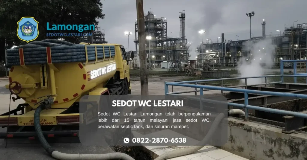 Kontak darurat 24 jam Sedot WC Lestari Lamongan