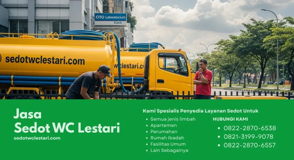 Tim Jasa Sedot WC Lestari profesional dan cepat