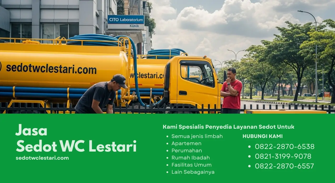 Tim Jasa Sedot WC Lestari profesional dan cepat